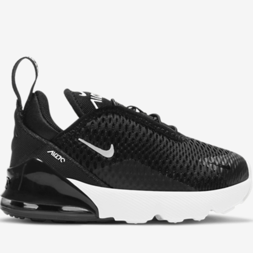 Nike Kids Black and White Air Max Sneakers